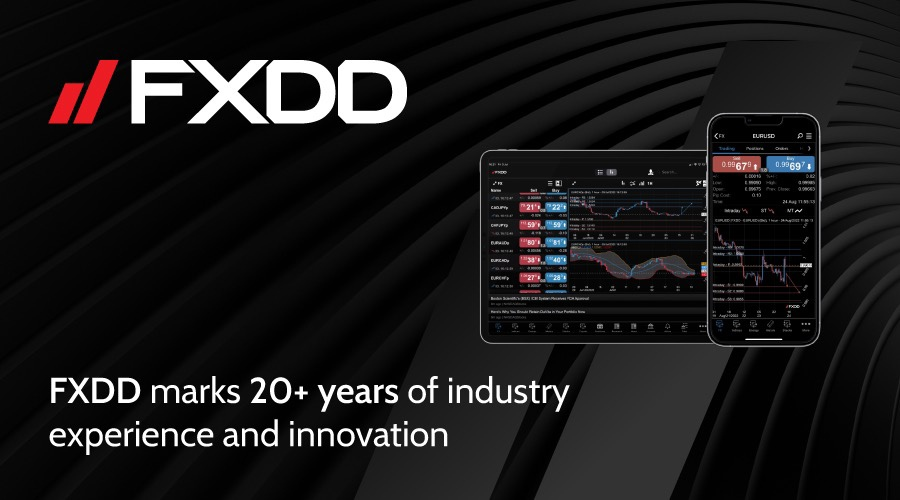 FXDD 拥有 20 多年的行业经验和创新